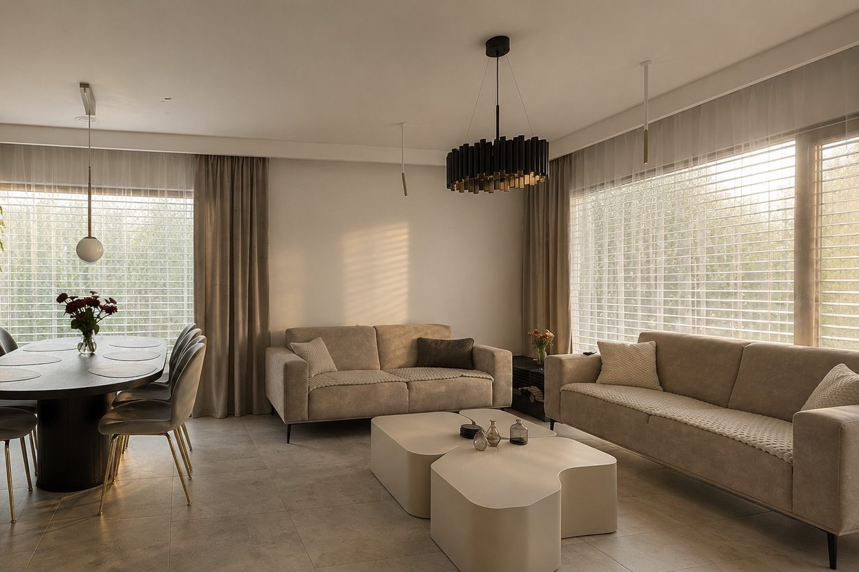 Salon z jadalnią